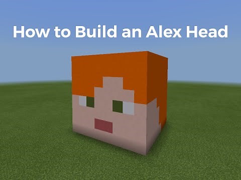 Minecraft - How to Make an Alex Head