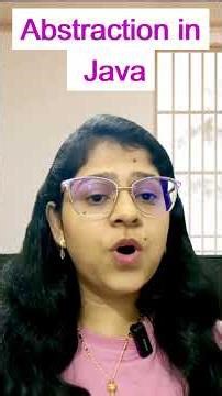 Abstraction in Java Explained | CodeCraft with Poonam #coding #javaprogramming #learnjava