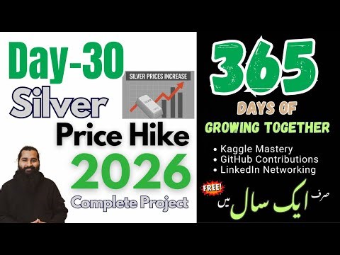 Day 30: Silver Prices Analysis & Q1 Prediction ML | Complete Project | 365 Days of Growing Together