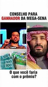 Conselho para ganhador da Mega @pablomarcall @hypex.cortes #PabloMarcalHX #ProtocoloHX #hypexcortes