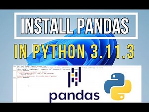 How to Install Pandas on Python 3.11.3 Windows 11 [2023 Update] | Pandas Installation