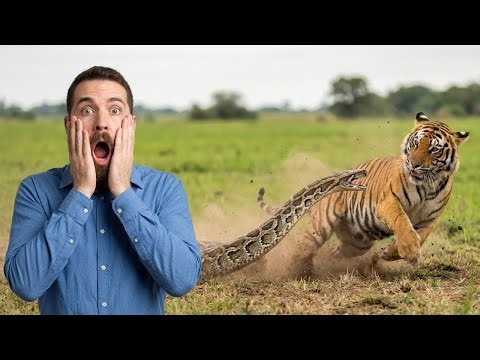 BRAVE HEROES SAVE Tiger from GIANT PYTHON’S TERRIFYING ATTACK