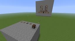 Redstone: Serial 5 BIT binary to decimal converter Minecraft Map