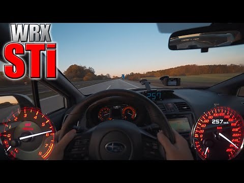0-250 km/h | Subaru WRX STi | TOP SPEED and Acceleration TEST✔