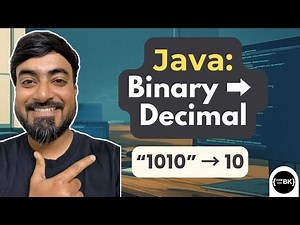 Java Program - Convert Binary String to Decimal