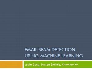 Email Spam Detection using machine Learning - SlideServe