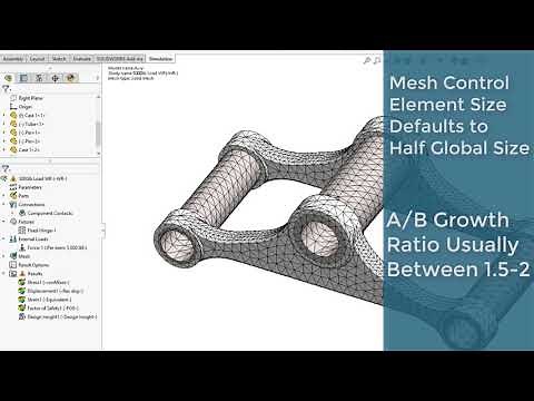SOLIDWORKS Simulation: Mesh Control