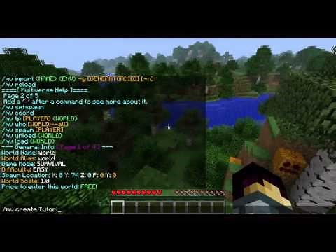 Minecraft: Multiverse Core - Multiplayer Plugin Tutorial