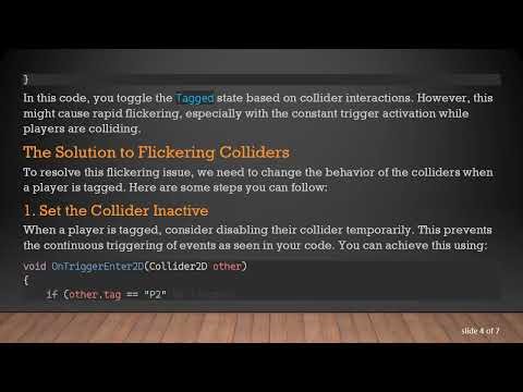 Fixing Trigger Collider Flickering in Unity