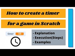 Creating a timer in Scratch | Using variables in Scratch