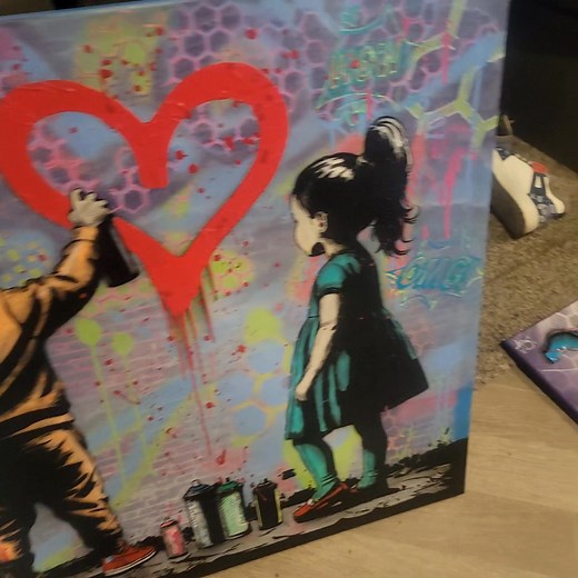 All right peeps, I and in need of my rent money this month. 600 bucks. I got all this artwork for sale. Acrylic paintings done by yours truly. The small ones for $75 a piece and the bigger ones $100. I'll probably take a little bit less even maybe a little bit not a lot just a little bit. So let's get in Christmas spirit lol I appreciate anything and everything Peace and God bless. And please disregard the audio that was from the earlier video I just used it again. | Brandon Corle