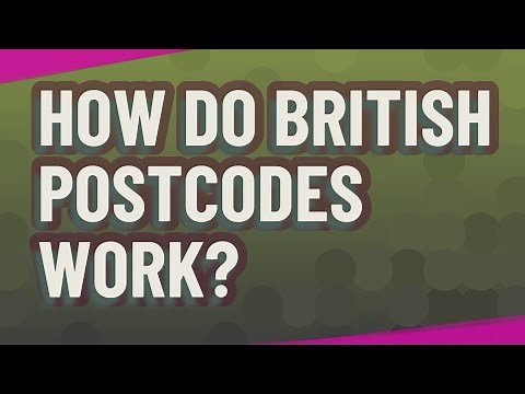 How do British postcodes work?