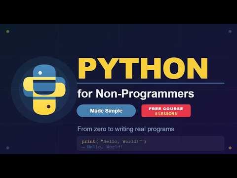 Python for Non-Programmers | Introduction – What You Will Learn (Made Simple) #pythonprogramming