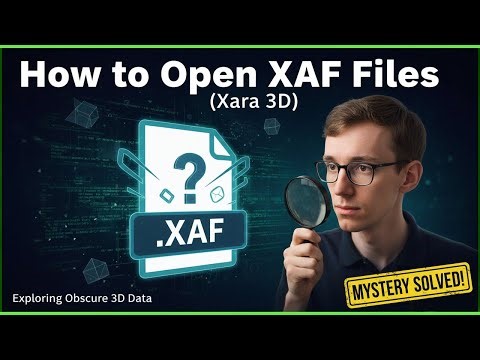 How to Open XAF Files (Xara 3D)