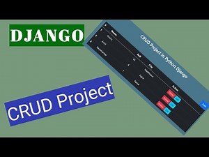 CRUD Project In Python Django (Hindi)