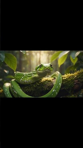 “Top 3 Green Snakes of the Amazon Rainforest 🌿🐍 | Emerald Boa, Vine Snake, Tree Python”
