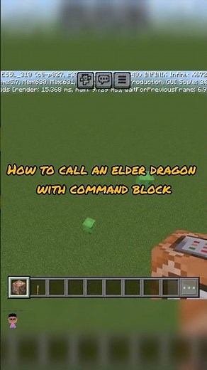 How to call an ender dragon with command block (Part 1)