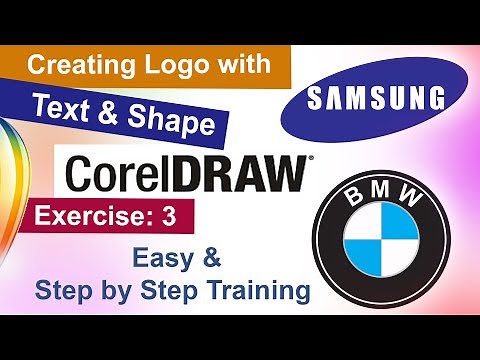 How to Create a Logo with Text & Shape in CorelDRAW – Easy Step by Step Tutorial