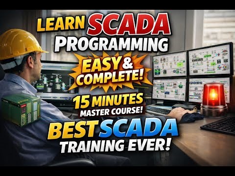 SCADA Programming in 15 Minutes | Easy SCADA Tutorial for Beginners | Real Plant Example