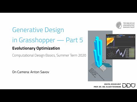 Generative Design in Grasshopper - Part 5, Evolutionary Optimizations