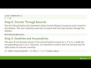 Resolving Issues with Crystal Reports: Getting Values from Formulas