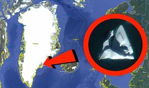 Greenland: ‘UFO’ aircraft appears to be attached to an iceberg