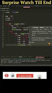Print a Surprise Message in Python #vitechtalks #coding #sqlinterview #python #snowflake