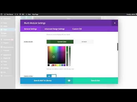 The Divi Builder Blurb Module