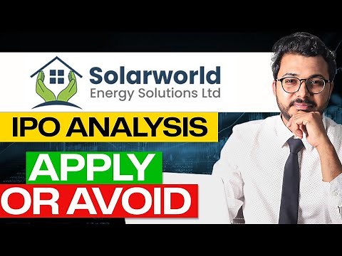 Solarworld energy IPO Review | solar world IPO GMP | Vibhor Varshney | seshaasai Tech IPO