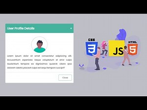How to Create a Modal Popup in HTML CSS and JavaScript