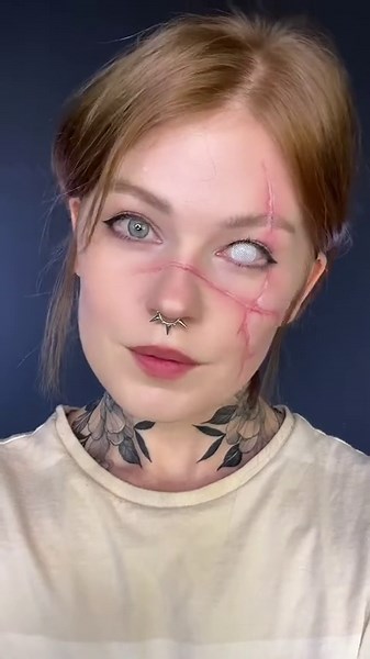Scar makeup tutorial for Halloween or cosplay