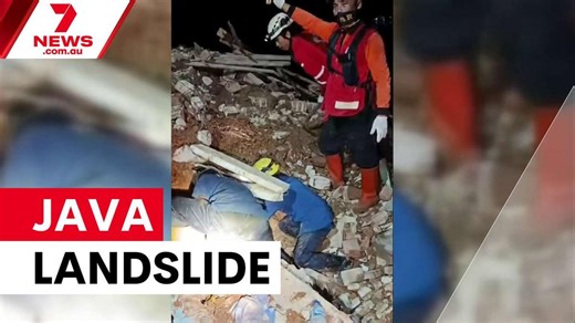 Deadly landslide hits Java island