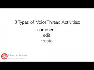 3 Ways to Use VoiceThread: Comment, Edit, Create