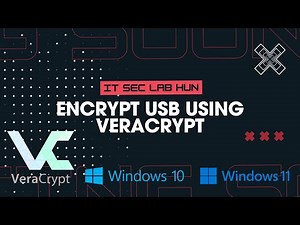 How to Encrypt a USB Drive with VeraCrypt | Windows 10, 11 | Easy Tutorial - IT SEC LAB HUN