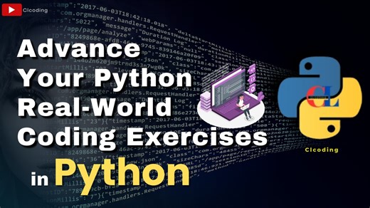 Python Coding on Instagram: "Advance Your Python Real World Coding Exercises"