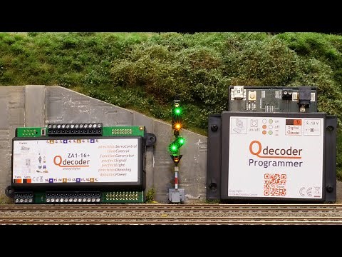 Komplexe Modellbahn-Lichtsignale einfach schalten. Mit Qdecoder und Rztec!