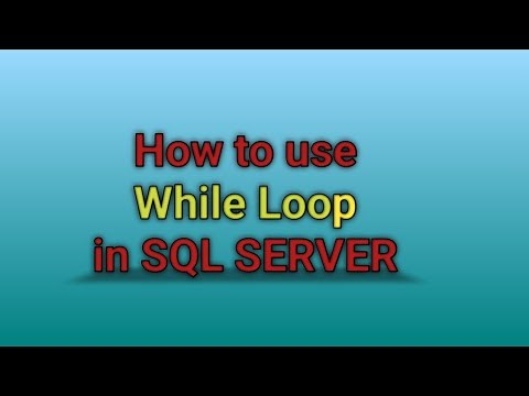 How to use While loop in SQL SERVER | SQL Training Sessions | SQL