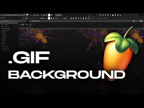 FL STUDIO TUTORIAL - ANIMATED GIF AS BACKGROUND
