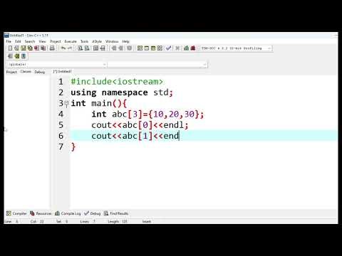 "C++ Arrays Tutorial for Beginners | Access and Print Array Elements"