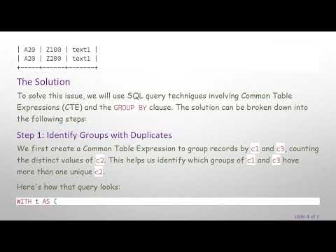 Find Duplicate Records in SQL with Similar Column Values: A Guide to Unique Outputs
