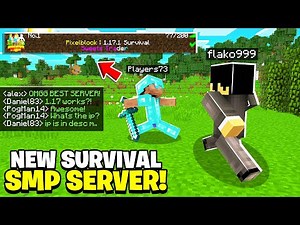 BEST MINECRAFT SURVIVAL SMP SERVER IN 2022! (PUBLIC SMP) (JAVA & MCPE) (FREE TO JOIN!) 1.17-1.18