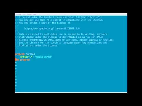 Fortran Compiler Basics