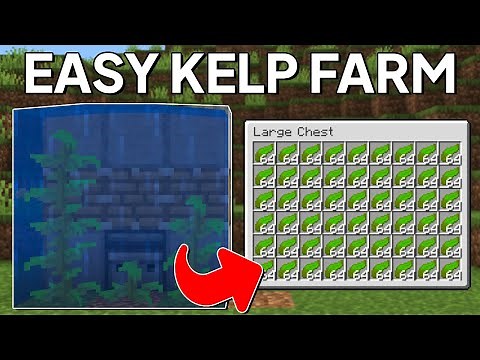 Minecraft Kelp Farm 1.21.8