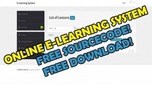 Online E-Learning System In PHP MySQL Free Download Source Code | Campcodes