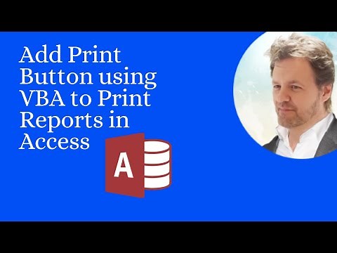 VBA Print Button MS Access