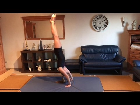 Turnen für Anfänger Boden Übung P4 Handstand abrollen Rad Flugrolle lernen 💗 Haley's Turnwelt 💗