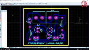 PROTEUS - FREQUENCY MODULATOR CIRCUIT, SIMULATION, AND PCB LAYOUT DESIGN