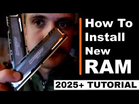 How to Install RAM - Random Access Memory Upgrade Tutorial in Custom PC - Everything Explained 2025
