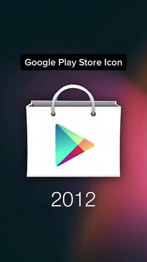 remember the old google play store icon?