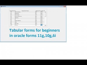 oracle forms 6i, 10g, 11g || tutorial for beginners (part 1)